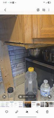 My kitchen cabinets, been like this for 2 years. August 2023.