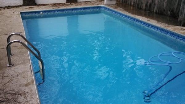 This was the worst green pool i have ever cleaned.