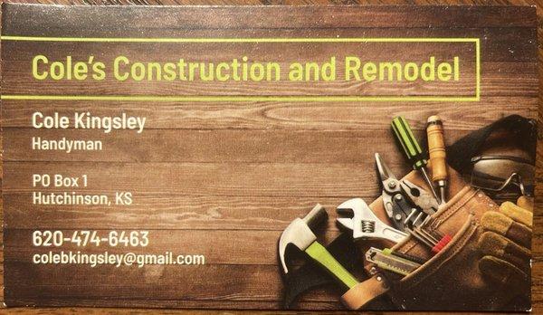 Coles Construction and Remodel