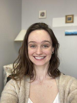 Casey McDaniel - LPC, Art Therapist, Future Eating Disorder Specialist! Casey works with young children and up.