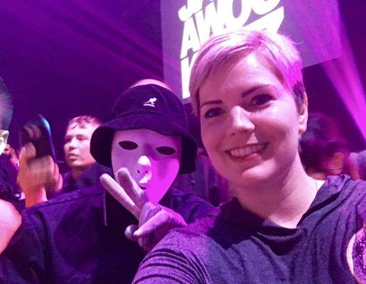 Selfie with one of the dancers!!!!!