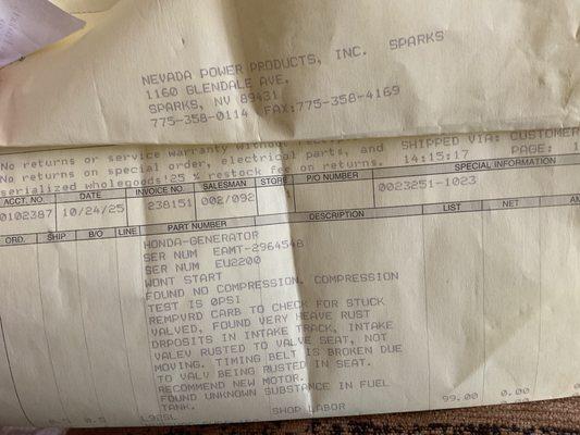 Nevada Power Products