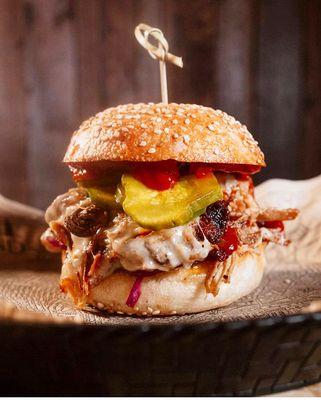House Smoked Pulled Pork Sando