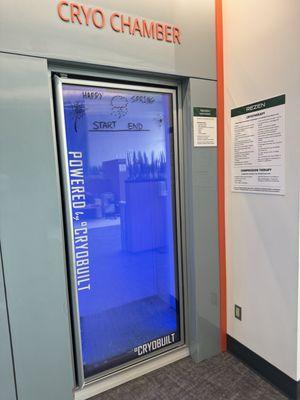 The cryo chamber.