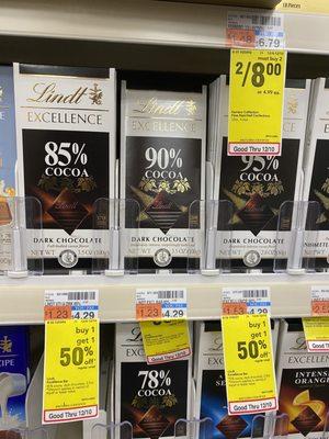 Chocolate on sale.