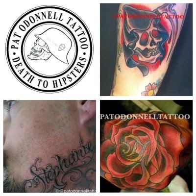 Please feel free to look at pats small online portfolio on Instagram : patodonnelltattoo