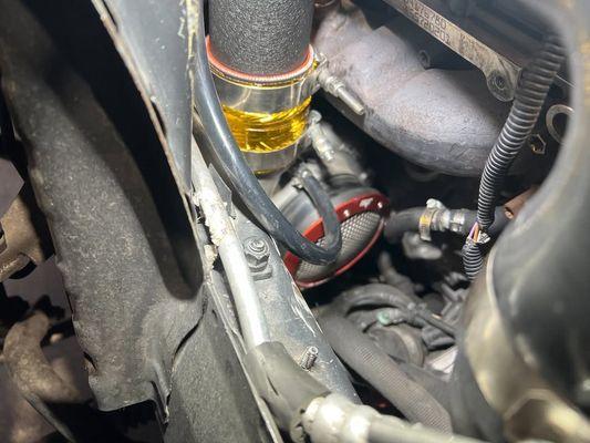 Super pumped I was able to buy some silicone piping and gold heat wrap for my 600+hp BMW