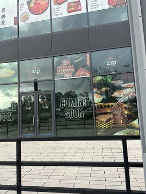 Outside front entrance!