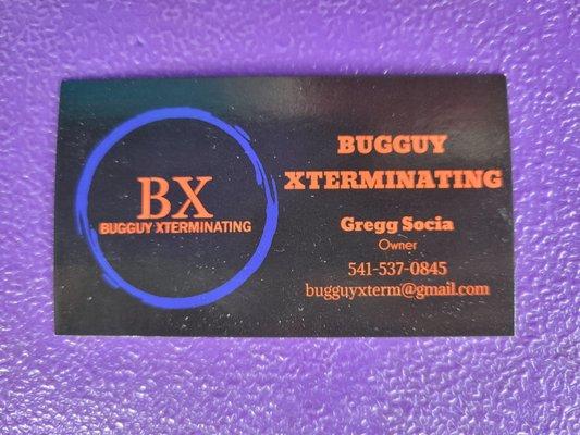 Bugguy Xterminating