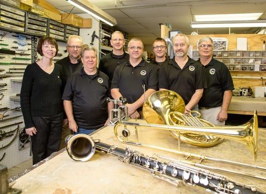 Repair technicians & staff