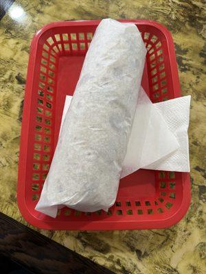 Huge burrito