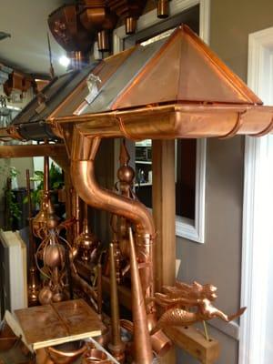 Office, Copper Work, Finials, Gutters, Metal Roofs, Weathervanes.