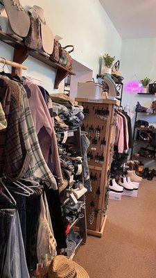New and gently used jeans, sweaters and ore