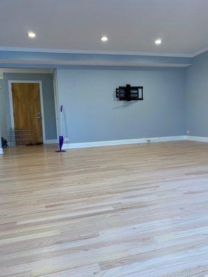 Refinished floors