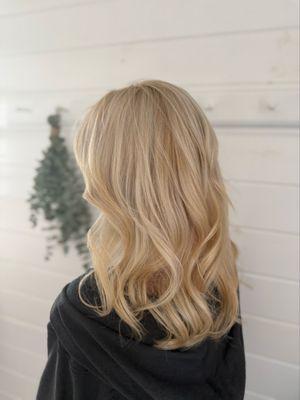 asked for golden blonde with highlights