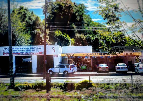 CAR REPAIR: Has high ratings on Google and Yelp! USM Discount Muffler & Brakes.