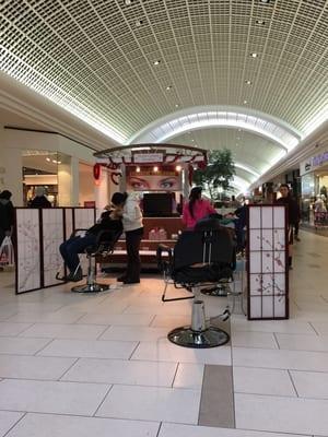 One of the kiosks right in front of Target.