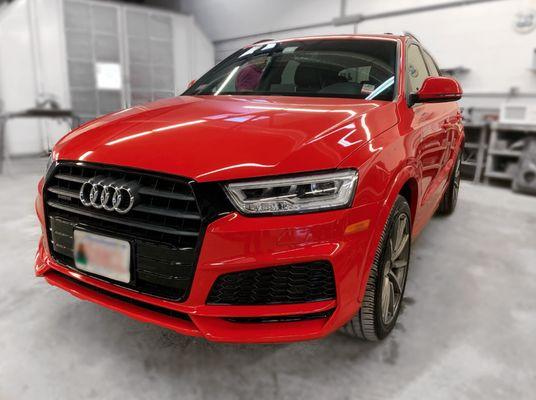 Quick fix and out the door for this lady in red! (Instagram: Deleosautobodyinc)