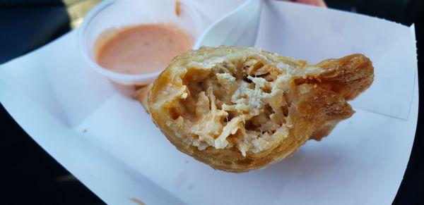 Buffalo chicken empanadas