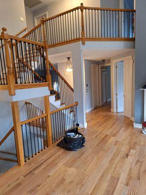 Refinish stairs