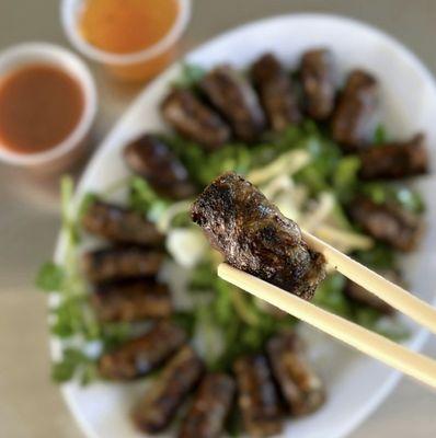 #5 Dê Nướng Lá Lốt: Grilled Ground Goat | Large - $20