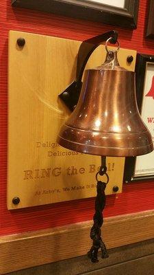 Today marks the first day in the few years that Arby's has been here in Whitehouse that I will not be ringing this Bell on my way out.