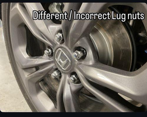 Exchanged Lug nuts that are stuck (Tall top)