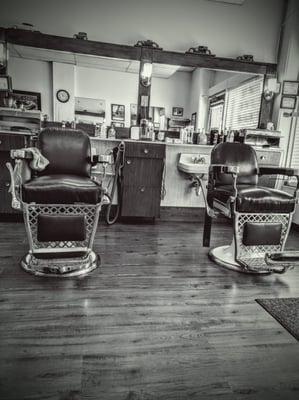 Classic-style, no-frills barber shop.