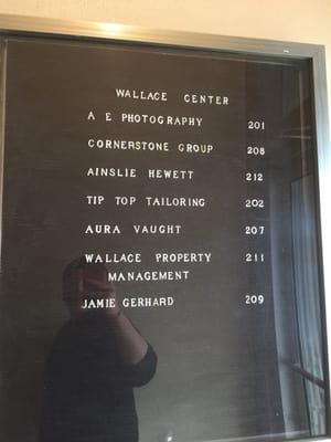 Located upstairs at the Wallace Center in St. Matthews. (Right on top of the Simply Thai restaurant). Who knew they had an upstairs?