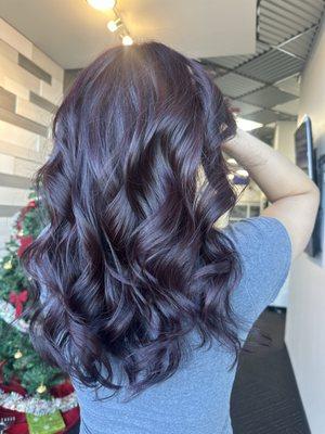 Dark Cherry Cola hair color!