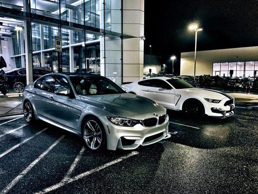 He wrapped my Shelby and also just wrapped the BMW M3 we purchased.