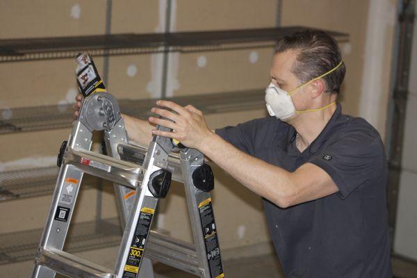 Does your garage attic have enough insulation? Daniel will find out!