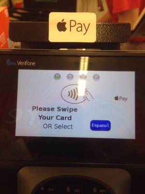 Accepting Apple Pay!