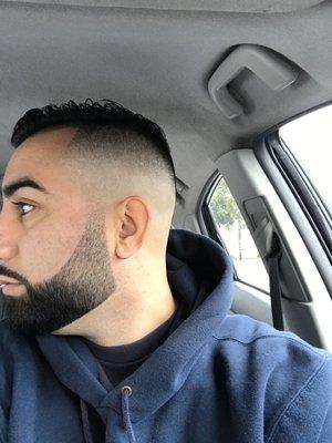 Fresh fade.