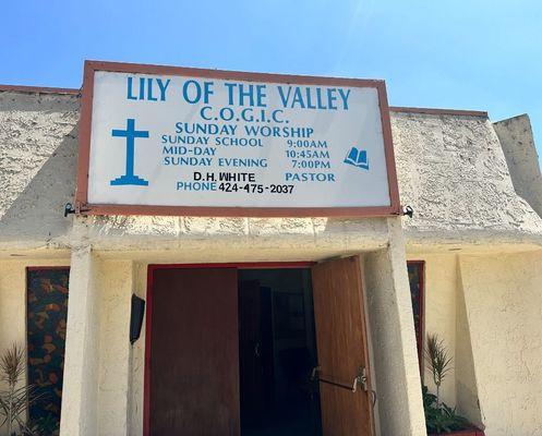Lily of the Valley Church of God In Christ