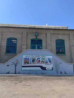 There's a place where you can take pictures while your Tesla charges