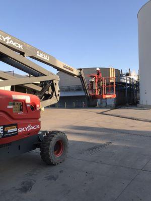 Training employees on equipment