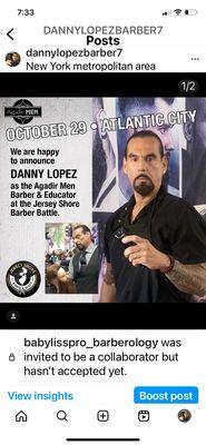 Show boat and Casino barbering education