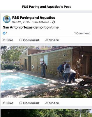 F & S Paving and Aquatics