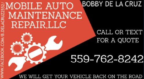 Mobile Auto Maintenance And Repair
