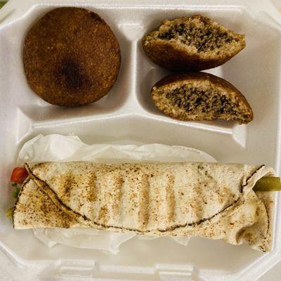 St. Philoxenus of Mabug Syriac Orthodox Church Middle Eastern Food Festival: Kibbeh and Lamb Shawarma