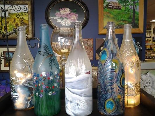 Special classes painting on glass offered.