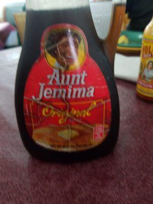 Old syrup bottle probably filled 100 times