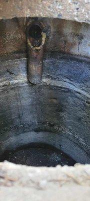 Inside Septic Tank