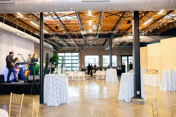 Indoor space - band + stage