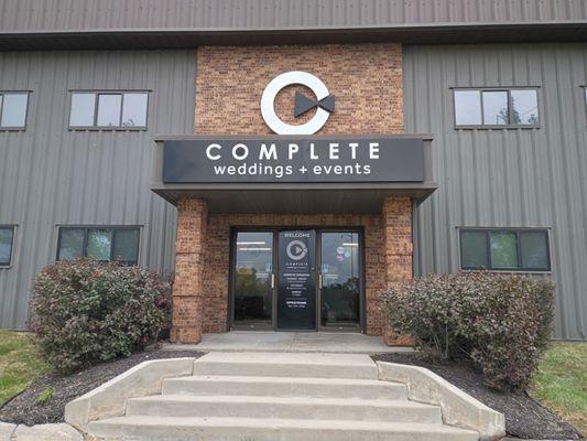 Located inside Complete Weddings and Events