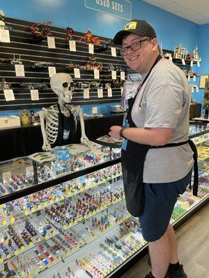 Building with a new employee...