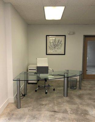 Receptionists' desk.