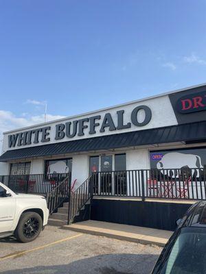 Exterior of coffee shop