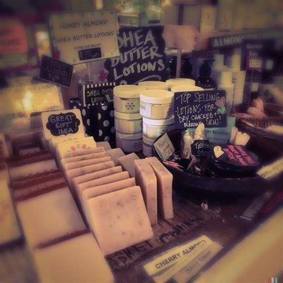 Soap that can be hand cut.